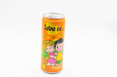 Газированный напиток LOVE IS Ананас и Апельсин 330 мл