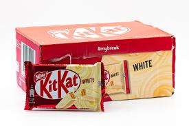Белый шоколад с хрустящей вафлей Kit Kat Finger White 41,5 гр