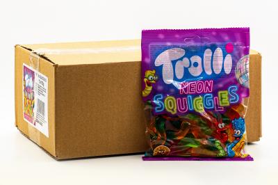 Мармелад жевательный Trolli Неоновые Червячки 100 гр