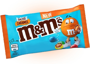 Шоколадное драже M&Ms соленая карамель 36 гр